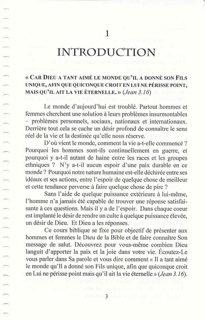 Dieu A Tant Aimé Le Monde 1 Pourquoi Avez Vous Besoin D Un Sauveur