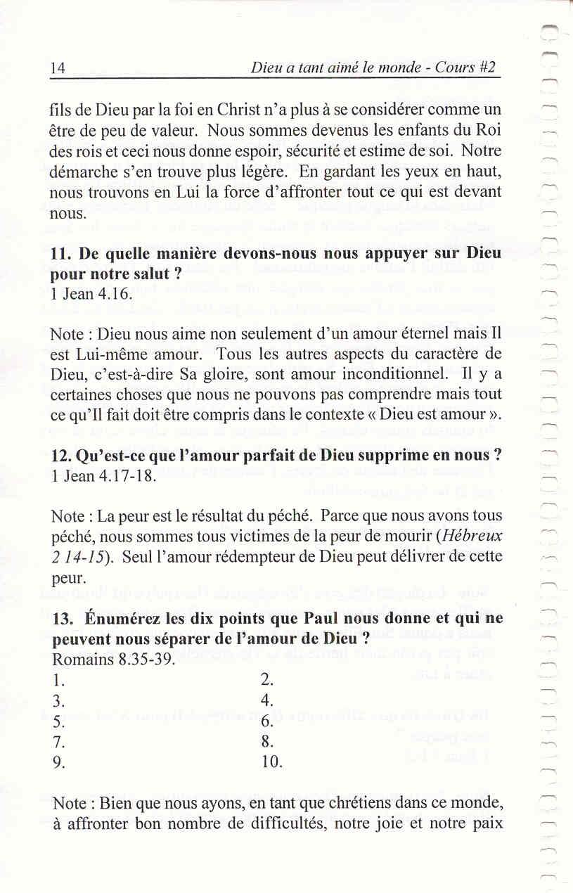 Dieu A Tant Aimé Le Monde 2 L Amour De Dieu