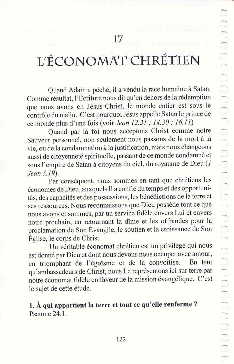 Dieu A Tant Aimé Le Monde 17 L économat Chrétien