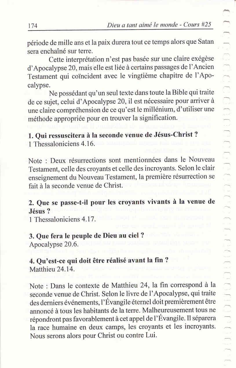 Dieu A Tant Aimé Le Monde 25 Le Millénium
